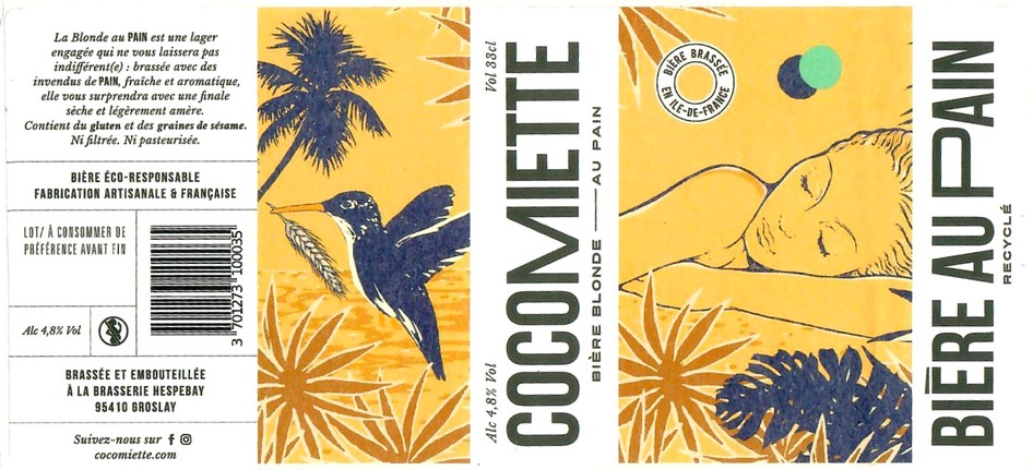 Etiquette BRASSERIE HESPEBAY 16