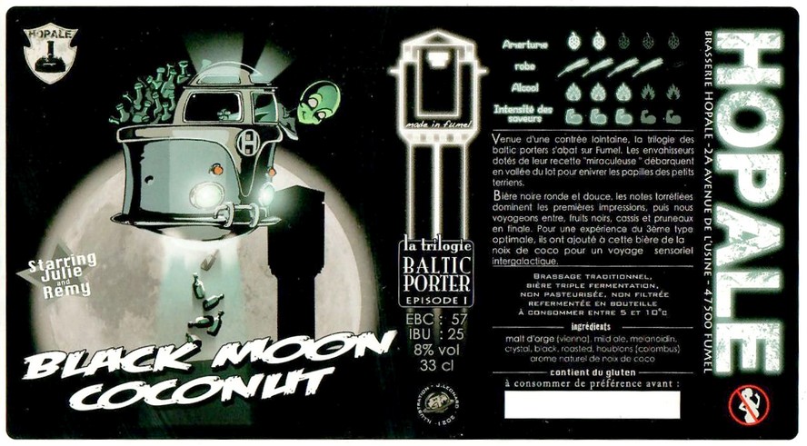 Etiquette BRASSERIE HOPALE 01