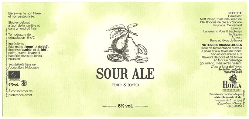 Etiquette BRASSERIE HORLA 08