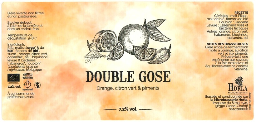 Etiquette BRASSERIE HORLA 17