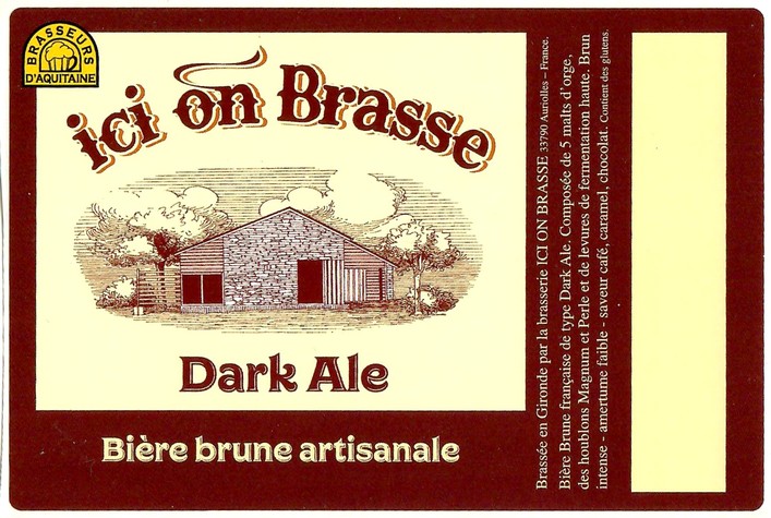 Etiquette BRASSERIE ICI ON BRASSE 31