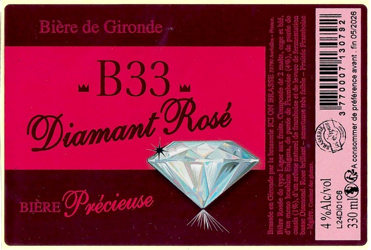 Etiquette BRASSERIE ICI ON BRASSE 36