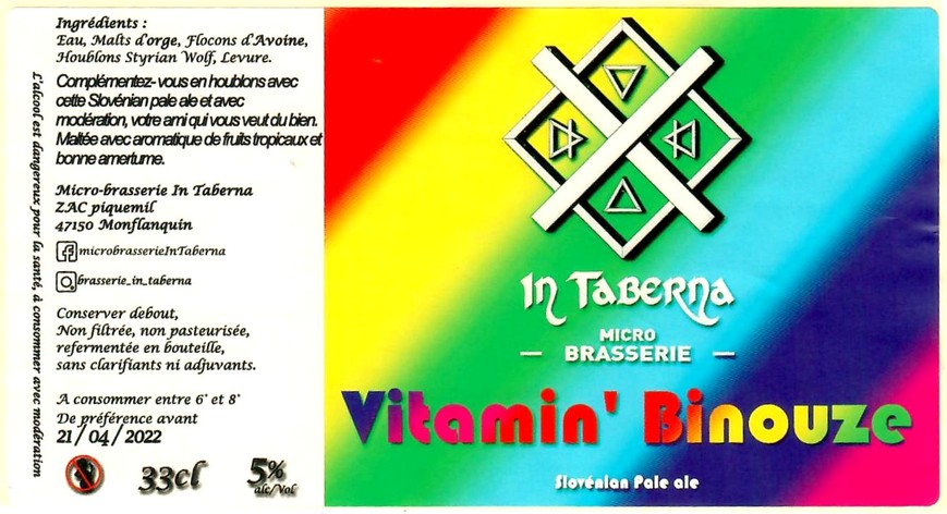 Etiquette BRASSERIE IN TABERNA 03