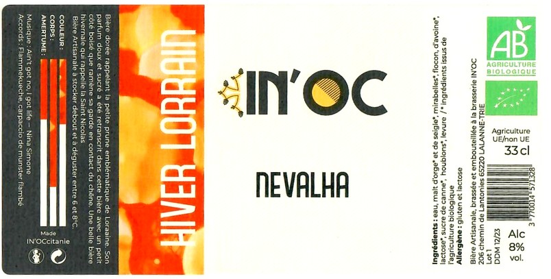 Etiquette BRASSERIE IN'OC 06