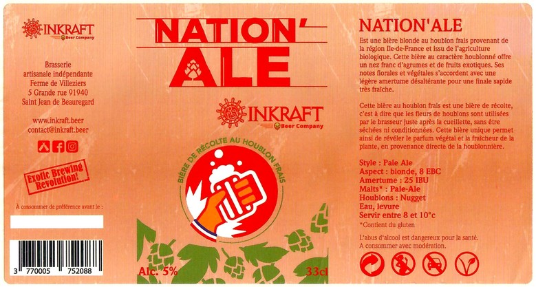 Etiquette BRASSERIE INKRAFT 04
