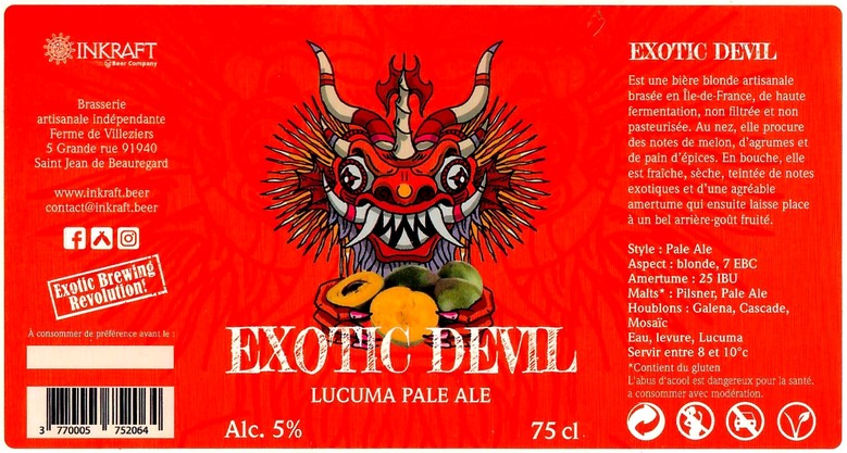 Etiquette BRASSERIE INKRAFT 05
