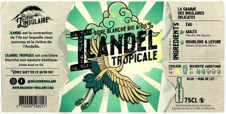 Etiquette BRASSERIE INSULAIRE 31
