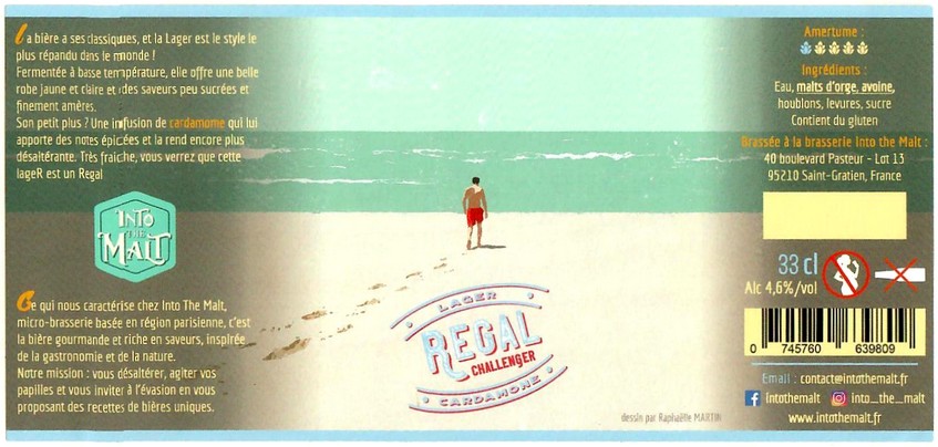 Etiquette BRASSERIE INTO THE MALT 04