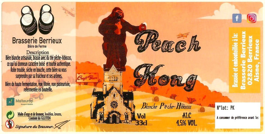 Etiquette BRASSERIE JACK'S FARM 03