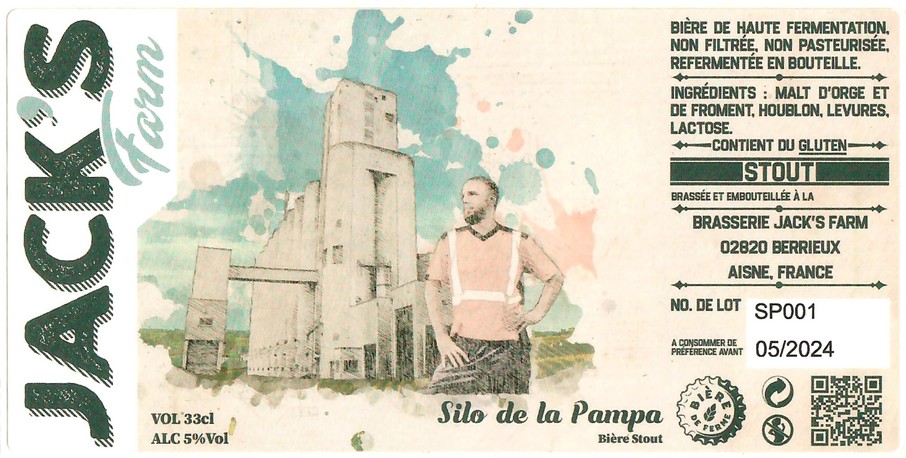 Etiquette BRASSERIE JACK'S FARM 06