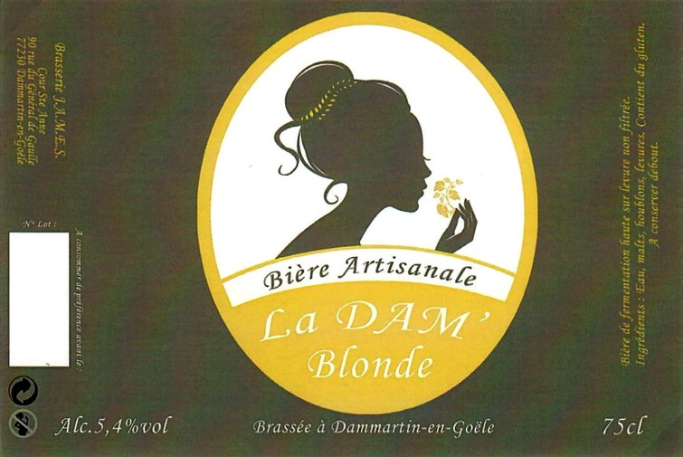 Etiquette BRASSERIE JAMES 01