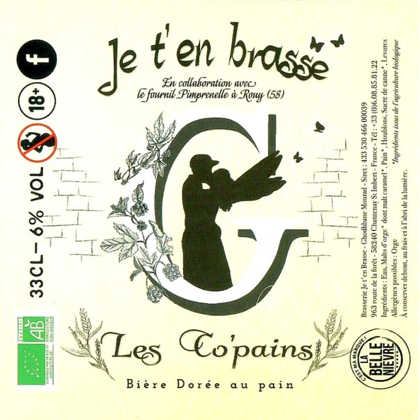 Etiquette BRASSERIE JE T'EN BRASSE 02