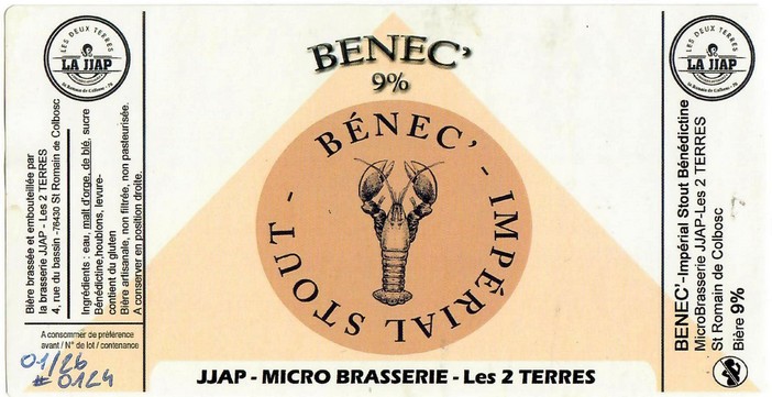 Etiquette BRASSERIE JJAP 01