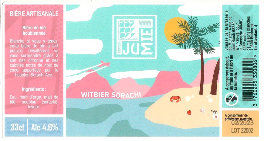 Etiquette BRASSERIE JUMIE 04