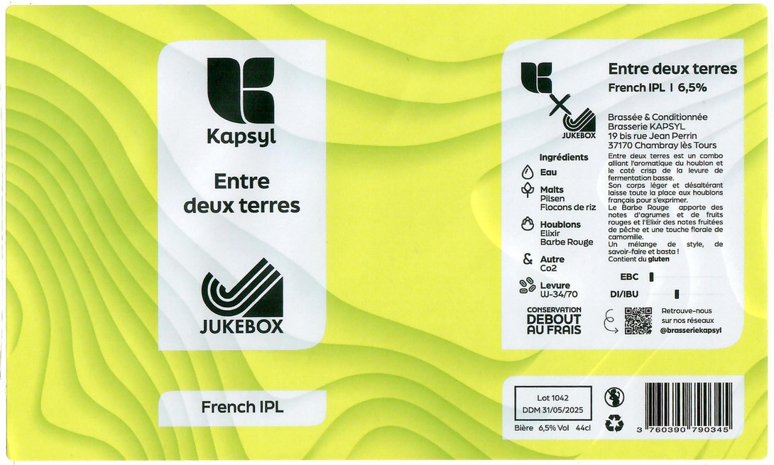 Etiquette BRASSERIE KAPSYL 14