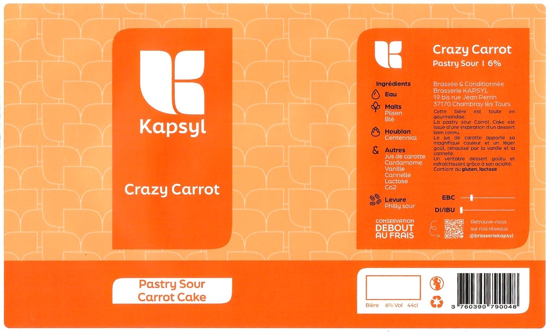 Etiquette BRASSERIE KAPSYL 17