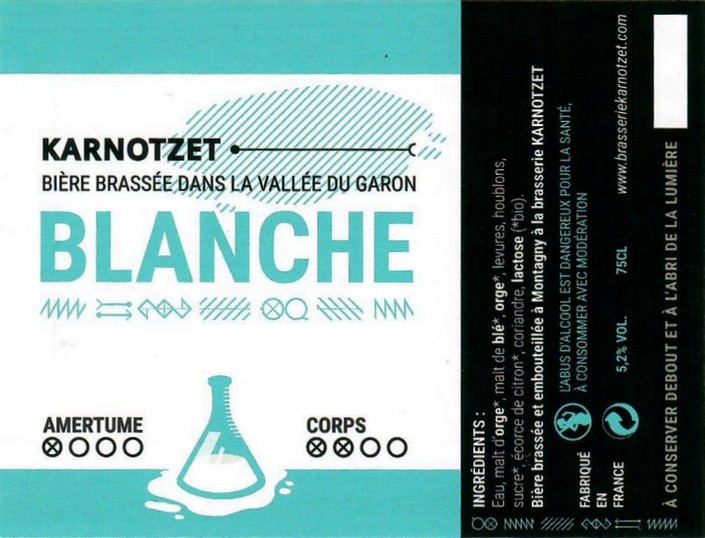 Etiquette BRASSERIE KARNOTZET 11