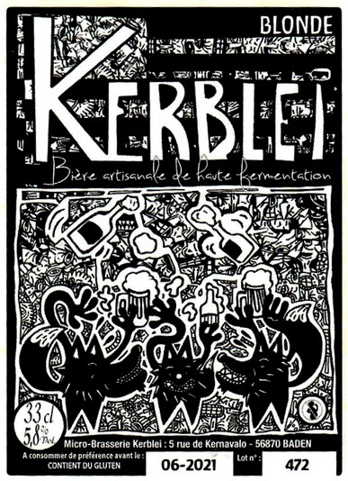 etiquette BRASSERIE KERBLEI 01