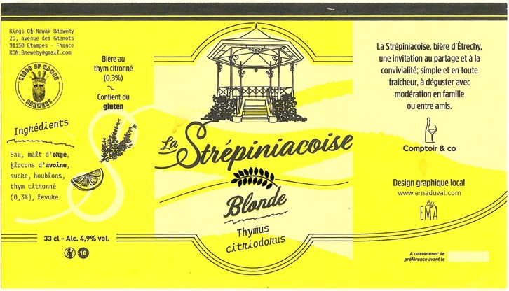 Etiquette BRASSERIE KINGS OF NAWAK 01