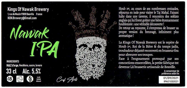 Etiquette BRASSERIE KINGS OF NAWAK 02