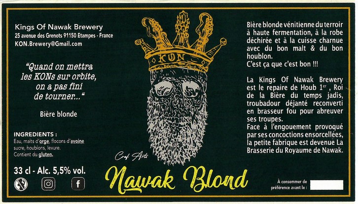 Etiquette BRASSERIE KINGS OF NAWAK 03