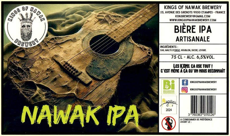 Etiquette BRASSERIE KINGS OF NAWAK 16