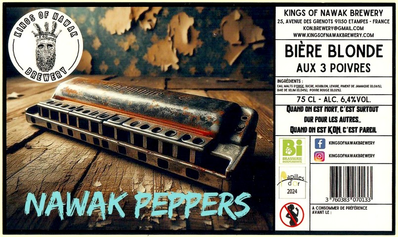 Etiquette BRASSERIE KINGS OF NAWAK 18