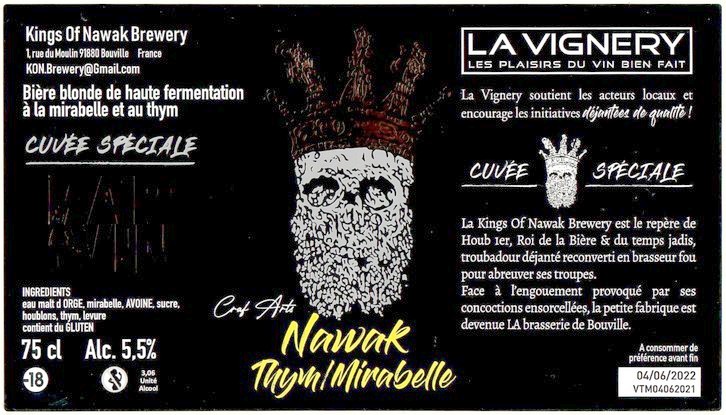 Etiquette BRASSERIE KINGS OF NAWAK 19