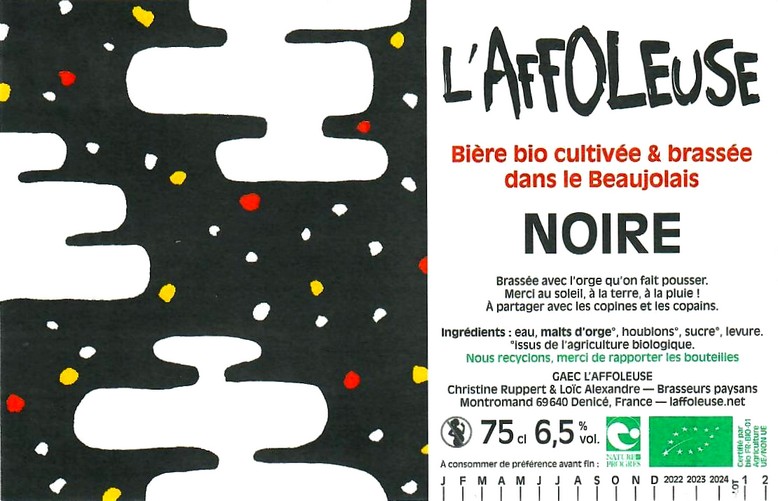 etiquette BRASSERIE L'AFFOLEUSE 15