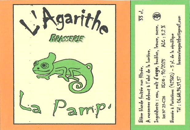 Etiquette BRASSERIE L'AGARITHE 23