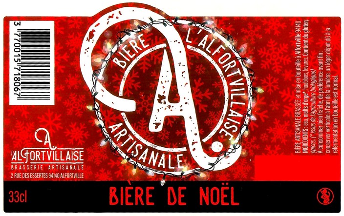 Etiquette BRASSERIE L'ALFORTVILLAISE 07