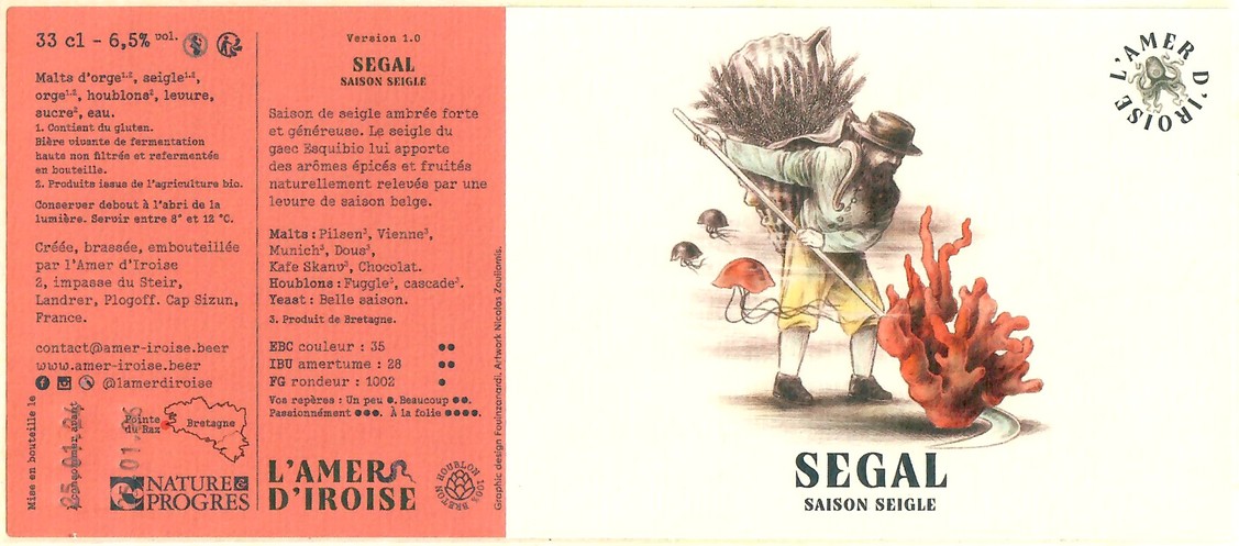 Etiquette BRASSERIE L'AMER D'IROISE 04