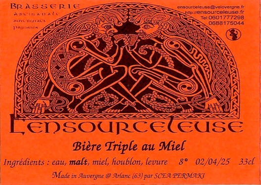 Etiquette BRASSERIE L'ENSOURCELEUSE 27