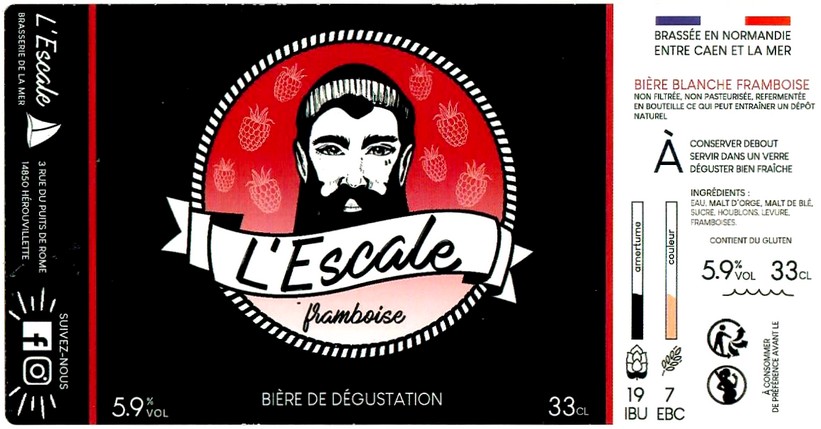 Etiquette BRASSERIE L'ESCALE 02