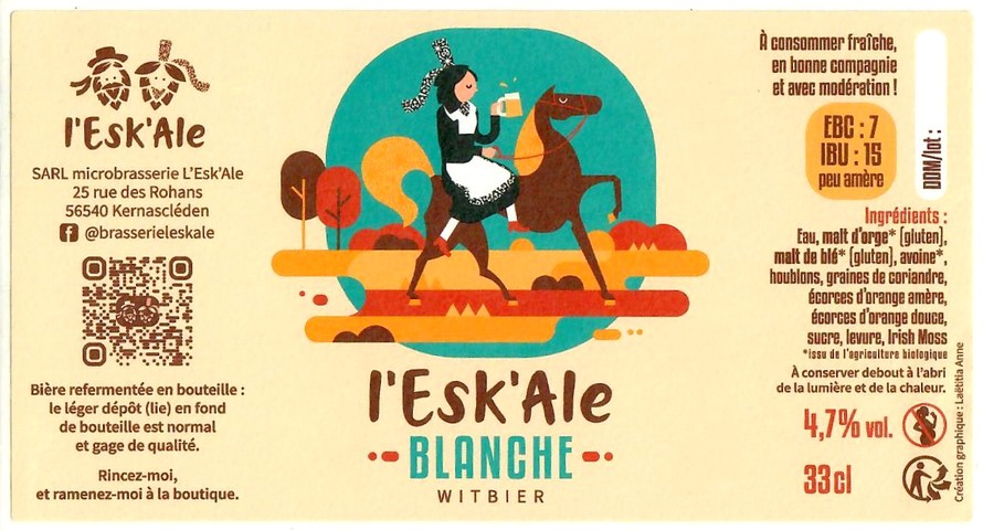 Etiquette BRASSERIE L'ESK'ALE 02