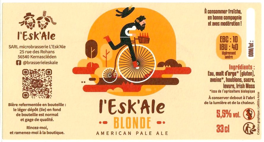 Etiquette BRASSERIE L'ESK'ALE 03