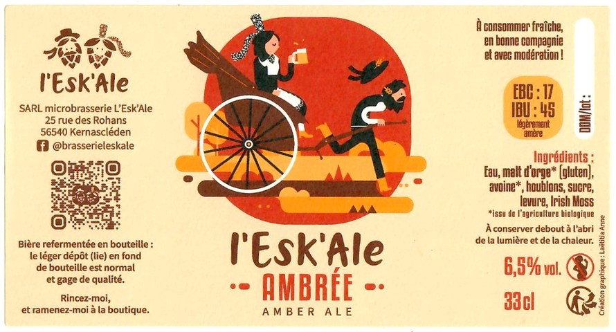 Etiquette BRASSERIE L'ESK'ALE 04