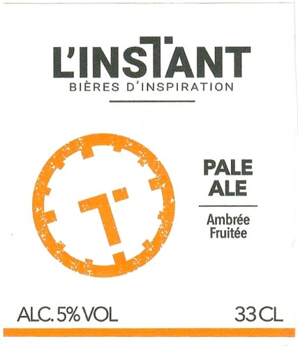 Etiquette BRASSERIE L'INSTANT 04