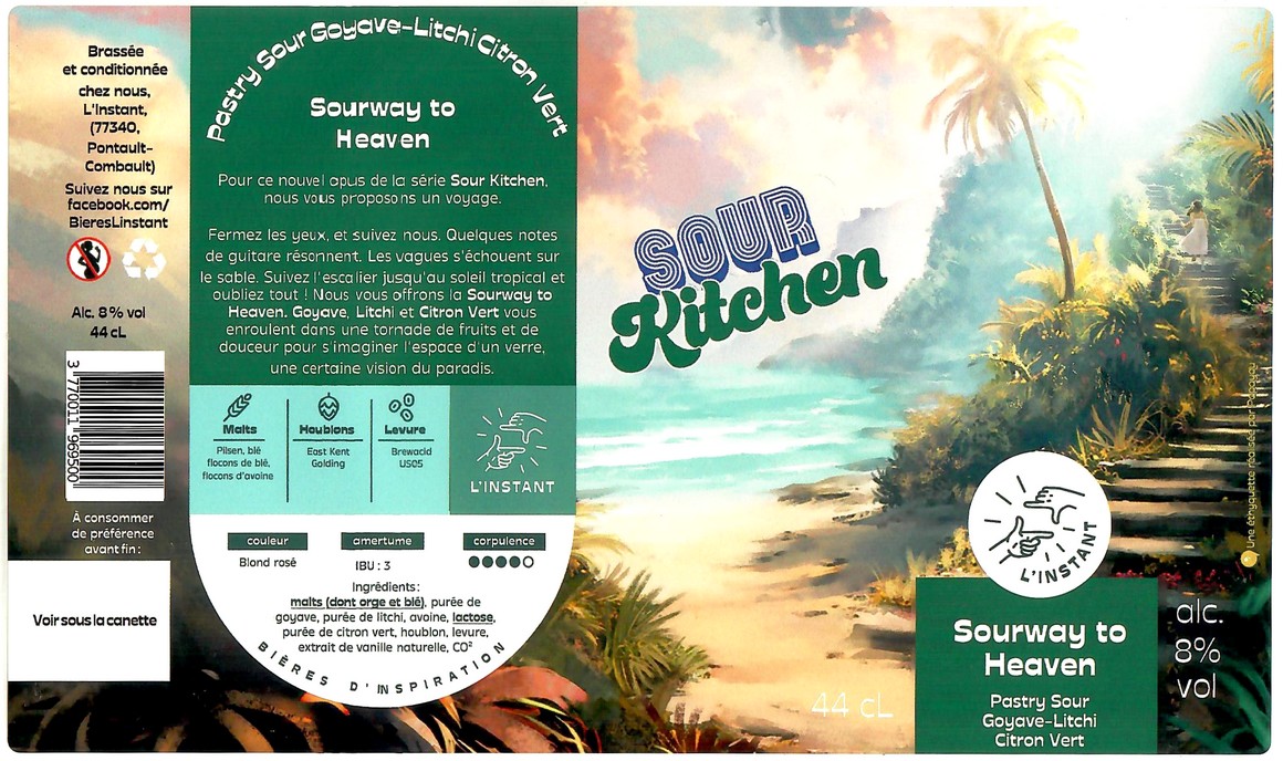 Etiquette BRASSERIE L'INSTANT 33