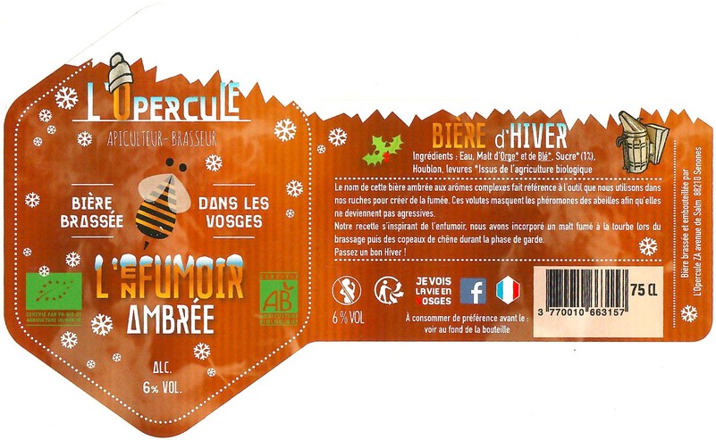 Etiquette BRASSERIE L'OPERCULE 01