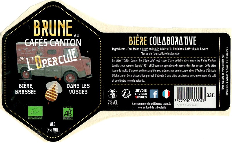 Etiquette BRASSERIE L'OPERCULE 04