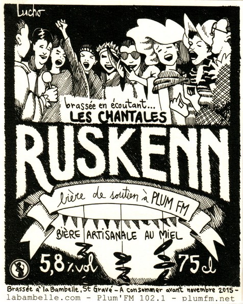 etiquette BRASSERIE LA BAMBELLE 14