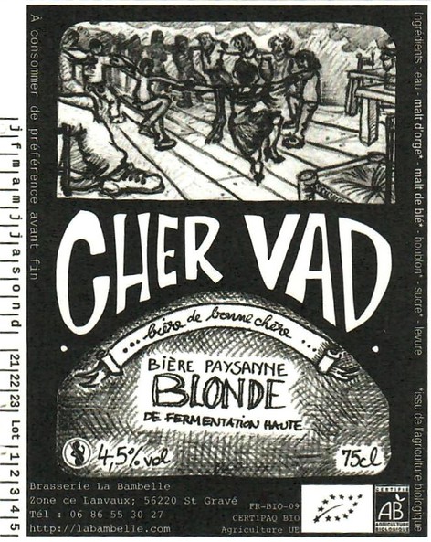 Etiquette BRASSERIE LA BAMBELLE 19