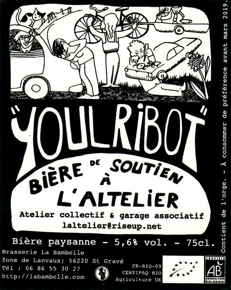 Etiquette BRASSERIE LA BAMBELLE 33