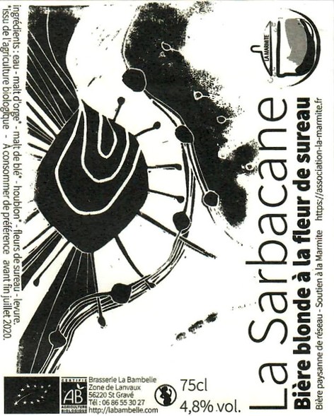 Etiquette BRASSERIE LA BAMBELLE 36