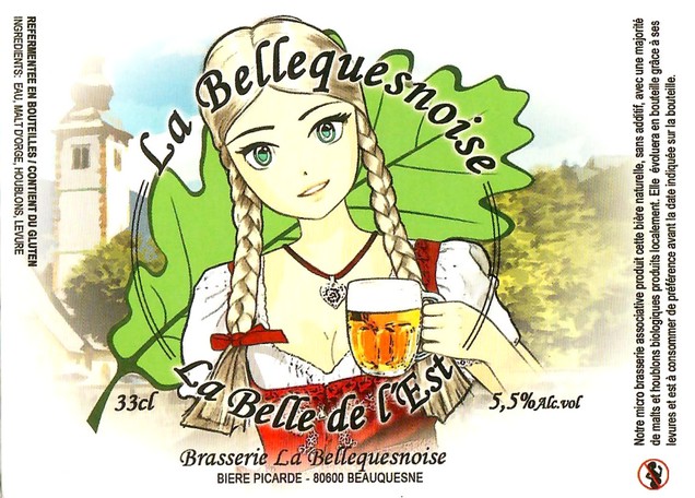 Etiquette BRASSERIE LA BELLEQUESNOISE 32
