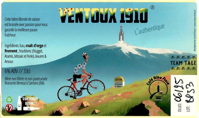 Etiquette BRASSERIE LA BENOUZ 02