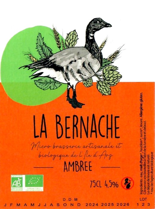 Etiquette BRASSERIE LA BERNACHE 02