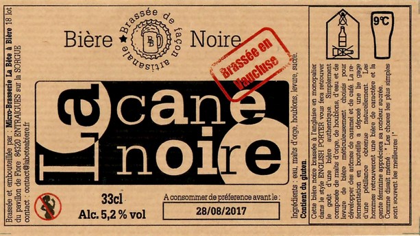 Etiquette BRASSERIE LA BETE A BIERE 04