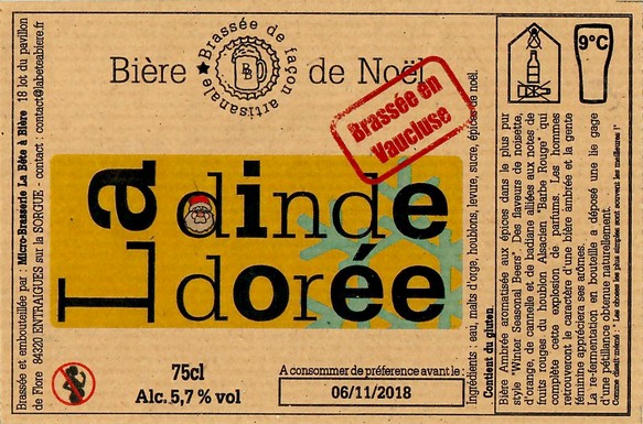 Etiquette BRASSERIE LA BETE A BIERE 06